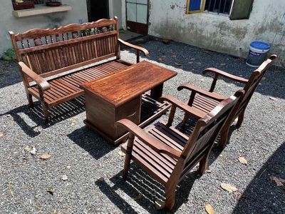 Bộ Salon Song gỗ Gõ cổ điển. Mua bán Bàn ghế tại Thành phố Hội An Quảng Nam được đăng bởi Anhbee2
