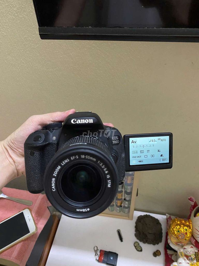 Máy ảnh Canon 700D kèm lens 18-55 stm. Mua bán Máy ảnh, Máy quay tại Quận Hoàng Mai Hà Nội được đăng bởi Quyết hình 1