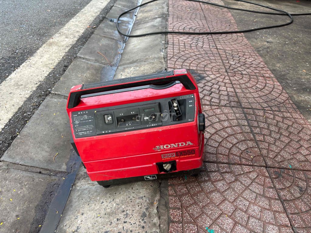 Máy phát điện Honda EX550 Đỏ, Xám Gia đình. Mua bán Nội thất, đồ gia dụng khác tại Huyện An Dương Hải Phòng được đăng bởi Tran tuong hình 1