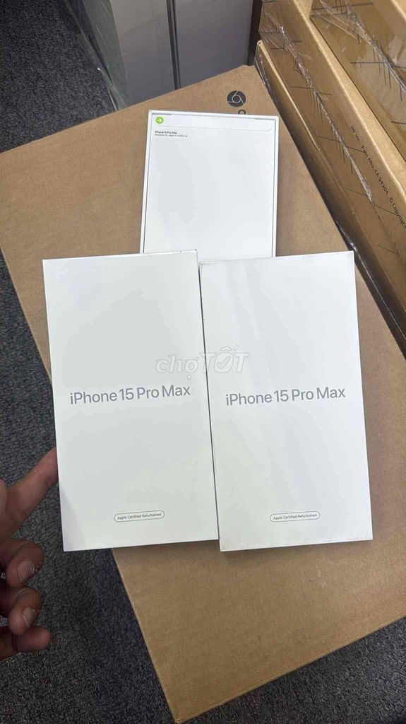 iPhone 15 Pro Max 256GB | 512GB CPO NewSeal QuốcTế. Mua bán Điện thoại tại Quận 5 Tp Hồ Chí Minh được đăng bởi BVTMOBILE HỆ THỐNG BÁN LẺ UY TÍN hình 1