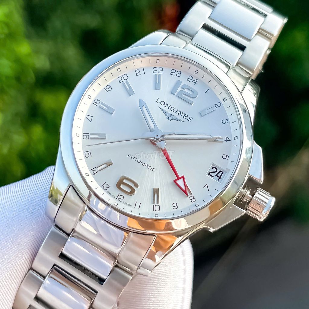 Đồng hồ nam Longines conquest GMT 40mm like new