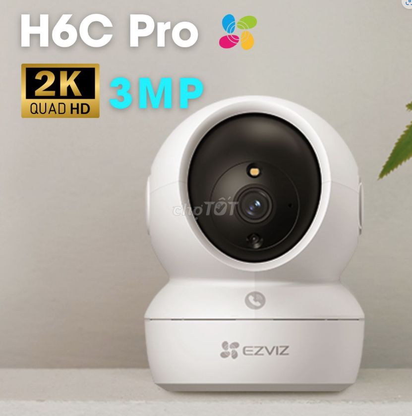 Cam EZVIZ H6C Pro trong nhà báo động chống trộm