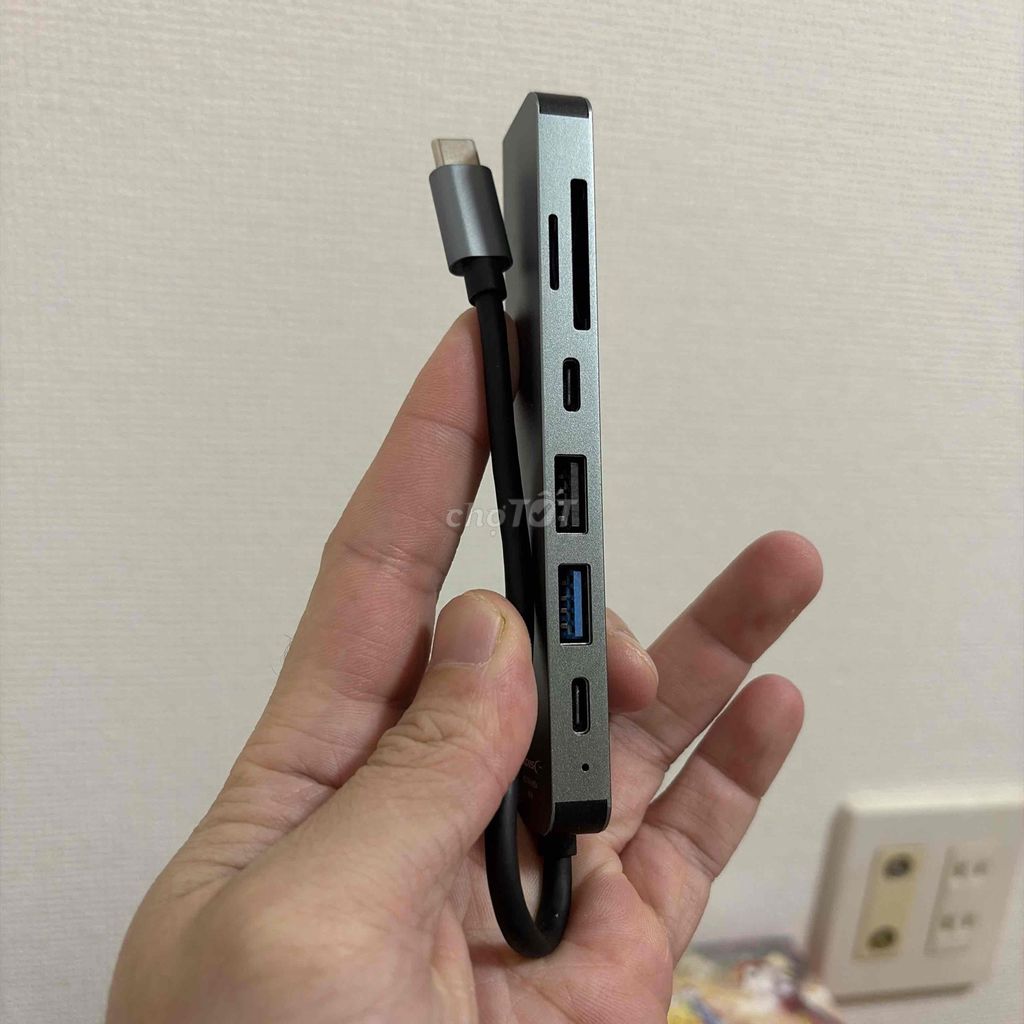 Hub USB-C Xám. Mua bán Phụ kiện (Màn hình, Chuột...) tại Huyện Long Phú Sóc Trăng được đăng bởi hà hoàng hình 1