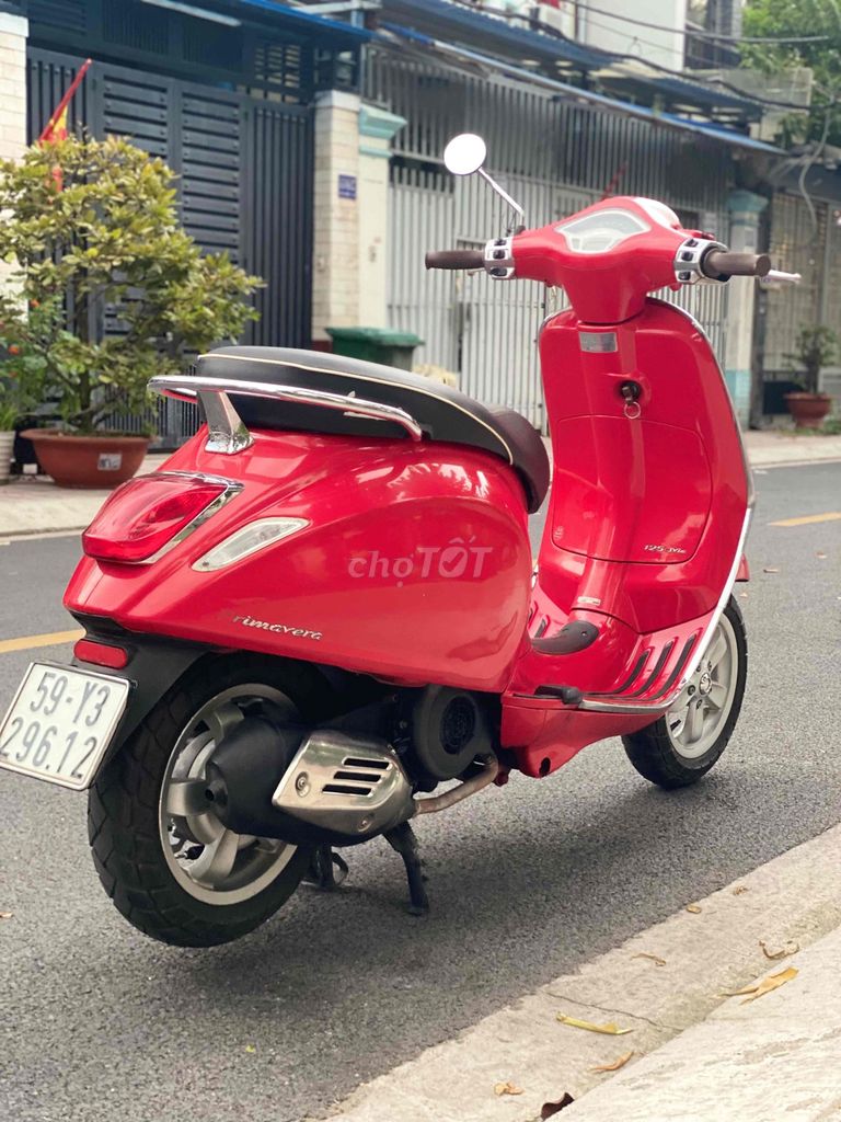 Piaggio Vespa Primavera 125 3vie 2016 красный