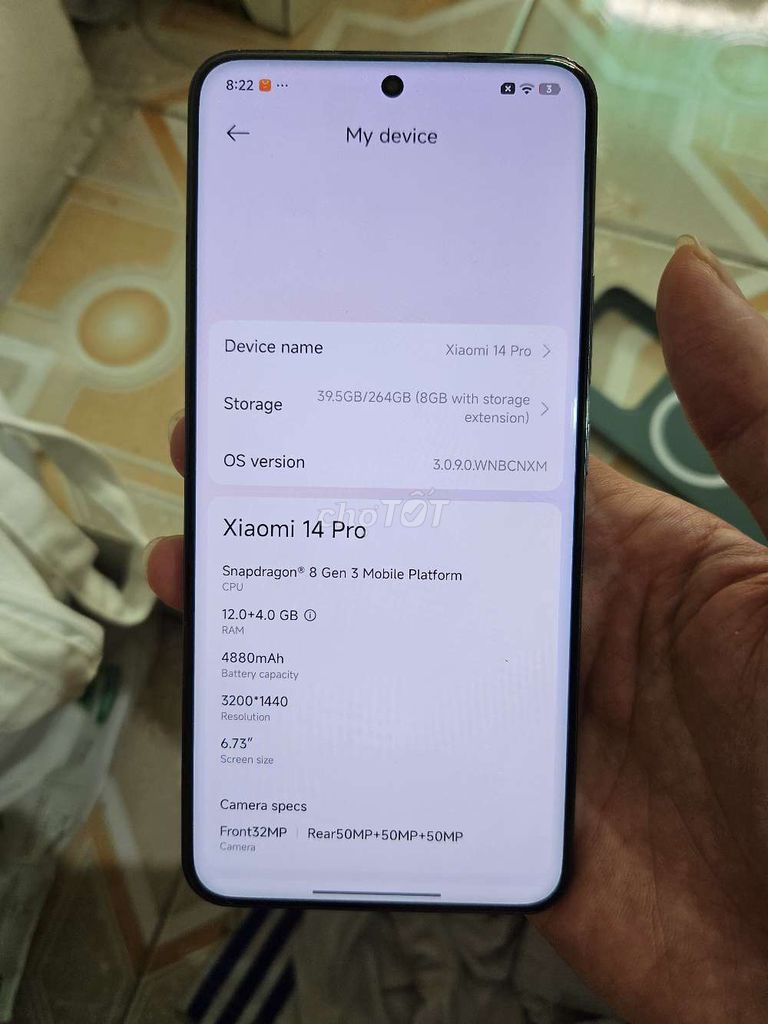 Xiaomi 14 Pro 256GB Đen. Mua bán Điện thoại tại Quận Đống Đa Hà Nội được đăng bởi Mind hình 1