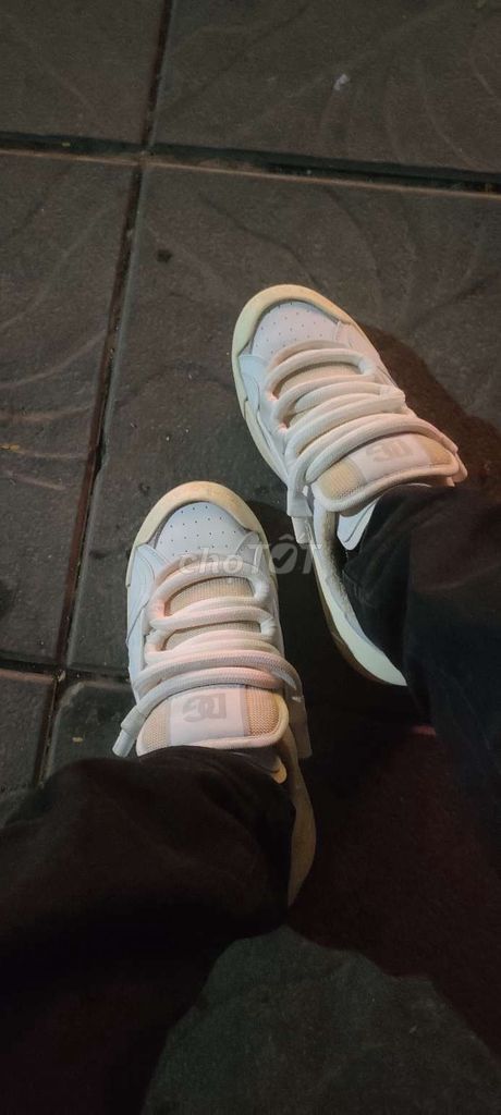 Giày sneaker Dolce & Gabbana Nam Da Trắng kem. Mua bán Giày dép tại Quận Hoàng Mai Hà Nội được đăng bởi Tín Tâm hình 1