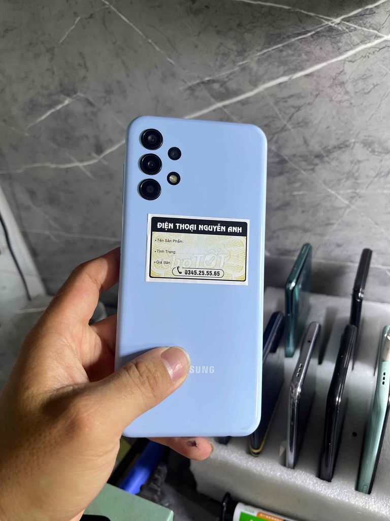 Samsung A13 4GB/128GB Xanh nhạt cũ. Mua bán Điện thoại tại Thị xã Phú Mỹ Bà Rịa - Vũng Tàu được đăng bởi Nguyễn Anh hình 1