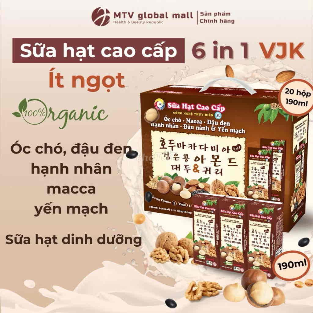 VJK Sữa hạt 6 in 1 190ml Ít ngọt. Mua bán Đồ ăn, thực phẩm và các loại khác tại Quận Sơn Trà Đà Nẵng được đăng bởi Trịnh mỹ linh hình 1
