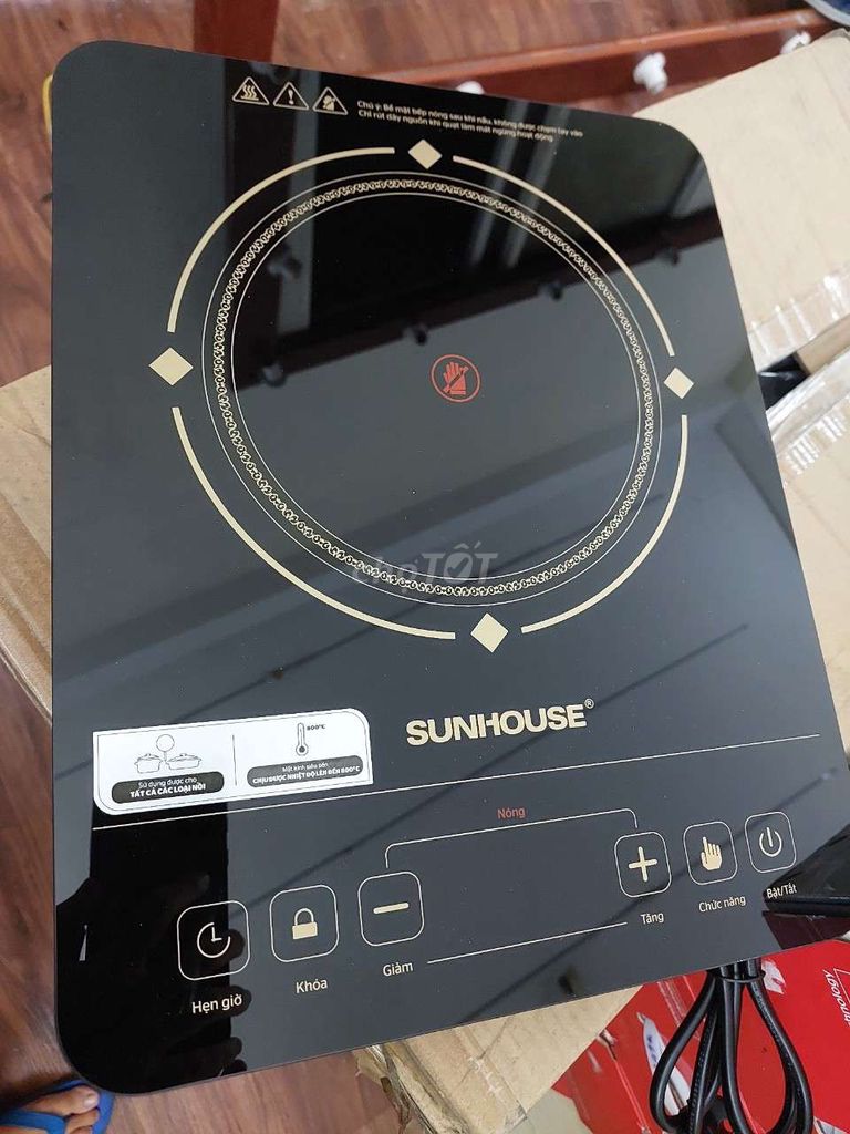Bếp hồng ngoại Sunhouse mặt kính cảm ứng giảm giá