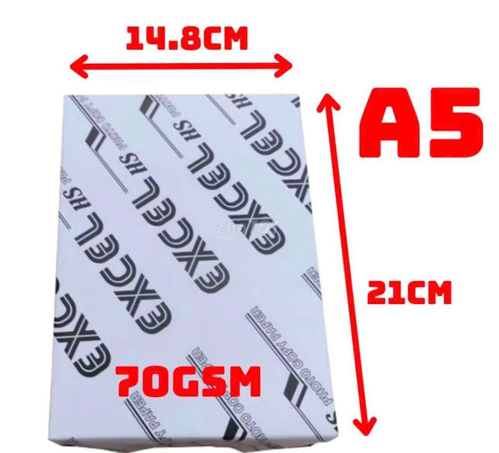 Giấy in Excel A4 70gsm Mới nguyên seal. Mua bán Đồ dùng văn phòng tại Thành phố Thủ Đức Tp Hồ Chí Minh được đăng bởi Vu Cong hình 1