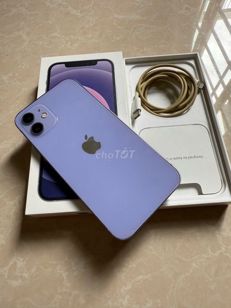 Apple iPhone 12 64GB Tím 86% TGDD zin. Mua bán Điện thoại tại Quận 12 Tp Hồ Chí Minh được đăng bởi Kiết Của Gấu hình 1
