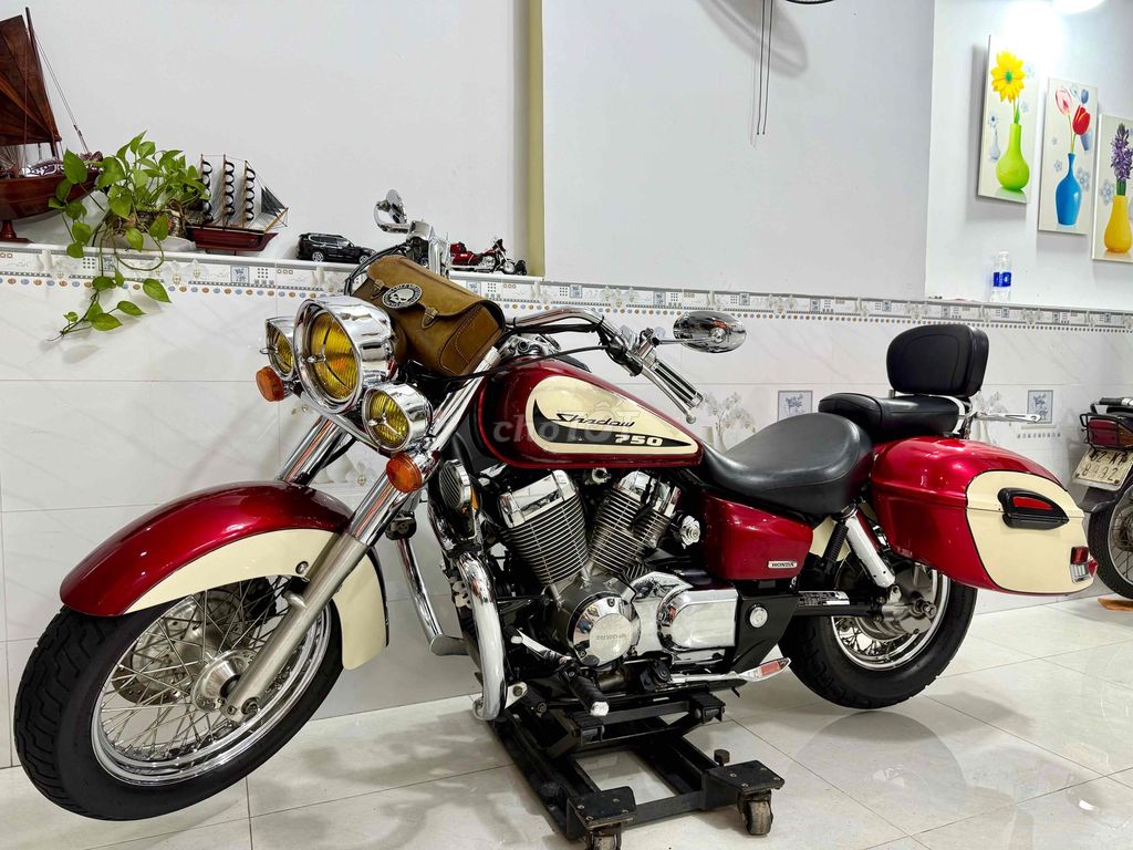 Honda Shadow Aero 750cc 2008 Đỏ kem. Mua bán Xe máy tại Huyện Bình Chánh Tp Hồ Chí Minh được đăng bởi Đặng Minh Khang hình 1
