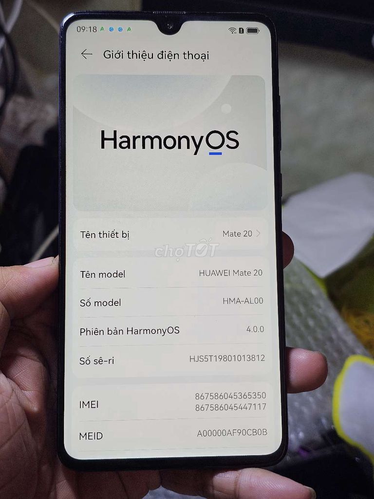 Huawei Mate 20 128GB đẹp 98% zin toàn bộ . Mua bán Điện thoại tại Quận 8 Tp Hồ Chí Minh được đăng bởi Thiên Hòa mobile  hình 1