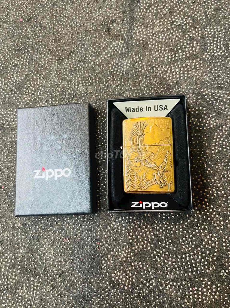 Zippo Eagle Lighters xách tay Mỹ thanh lý 700k,98%