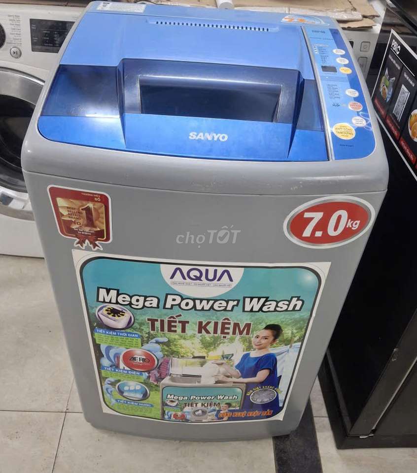 Máy giặt 7kg cửa trên giặt sạch vắt êm. Mua bán Máy giặt tại Quận 7 Tp Hồ Chí Minh được đăng bởi Điện lạnh cũ giá tốt hình 1