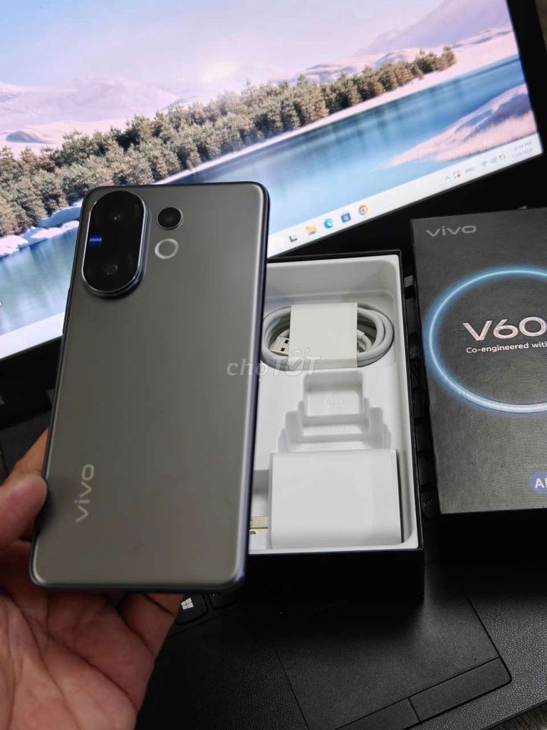 Vivo V60 256GB Xám12/256 chính hãng. Mua bán Điện thoại tại Quận Phú Nhuận Tp Hồ Chí Minh được đăng bởi bảo tín hình 1