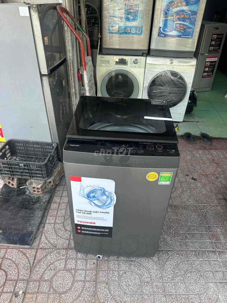 Máy giặt Toshiba 7kg Xám lướt. Mua bán Máy giặt tại Thành phố Thủ Đức Tp Hồ Chí Minh được đăng bởi Điện Lạnh Thành Nam hình 1