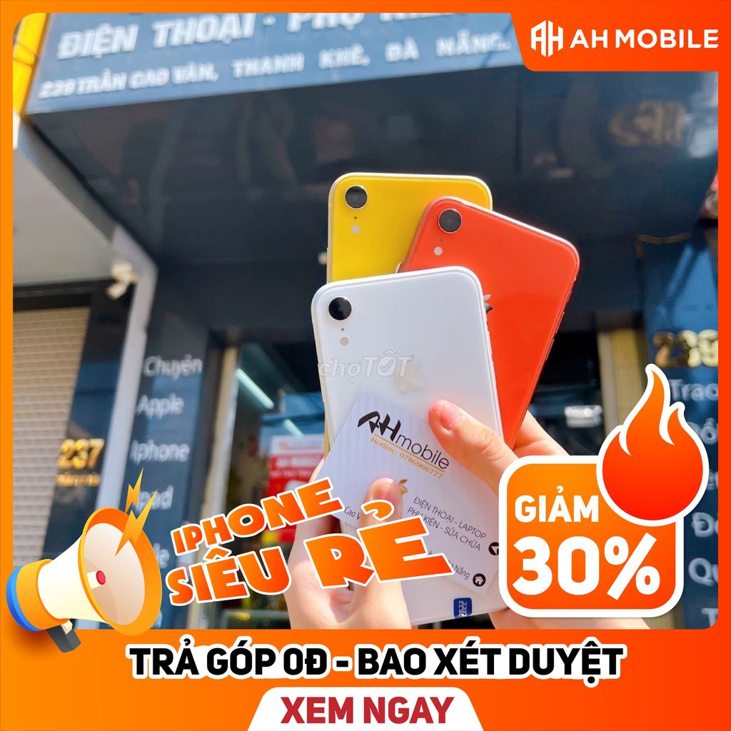 🍎IPHONE XR 🍎 Bán đúng giá đăng 🍎GIẢM 2TR🍎Góp