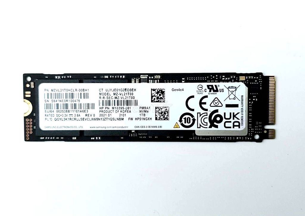 SSD 1TB Samsung PM9A1 PCIe NVMe Gen4 x4 2280