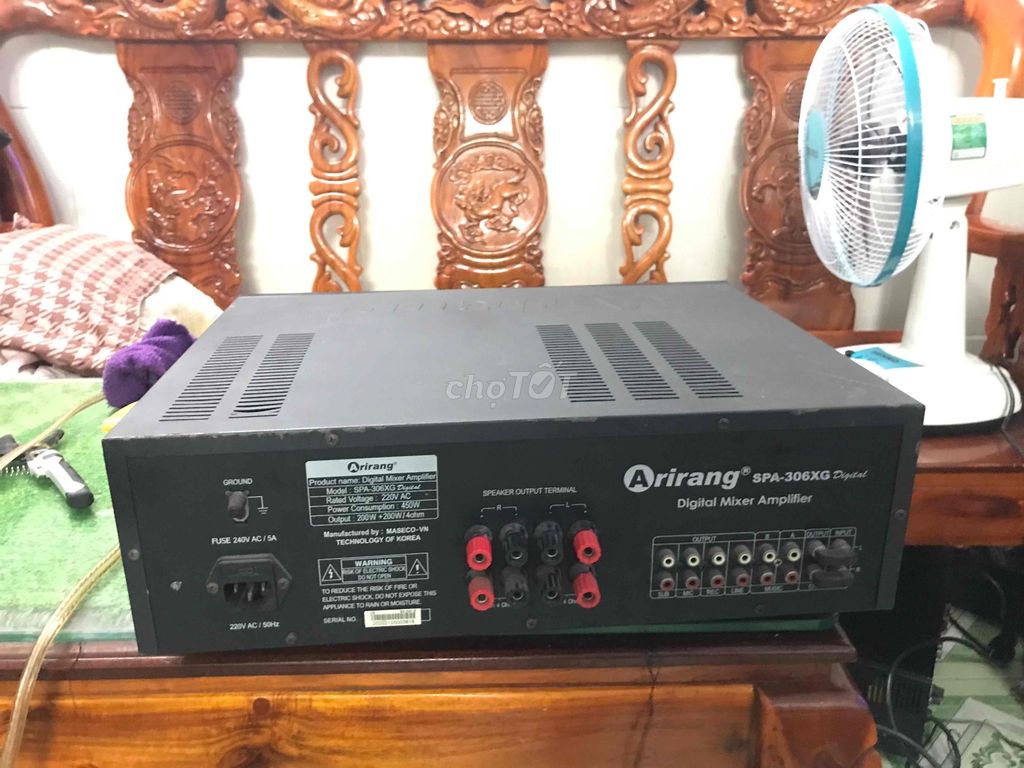 Amply Arirang SPA-306XG Đen Đã sử dụng. Mua bán Tivi, Âm thanh tại Huyện Hóc Môn Tp Hồ Chí Minh được đăng bởi hiếu hình 1