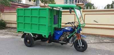 Xe ba bánh chở rác VĨ TUYẾN 175cc có ben thủy lực