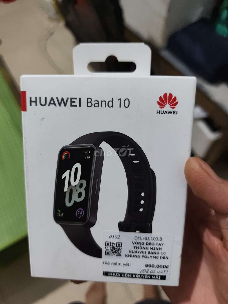 Huawei Band 10 Đen Mới. Mua bán Thiết bị đeo thông minh tại Thành phố Bắc Ninh Bắc Ninh được đăng bởi Vi Tính Bảo Chi hình 1