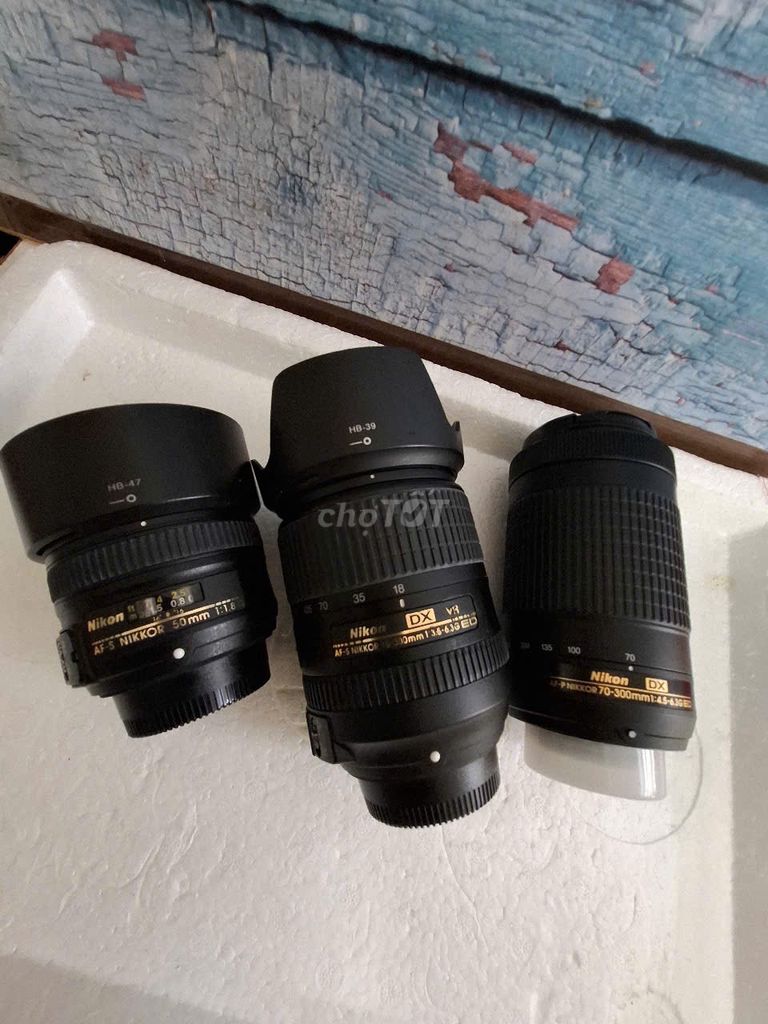 Ống kính Nikon 50G // 18-300vr // 70-300afp. Mua bán Máy ảnh, Máy quay tại Quận 1 Tp Hồ Chí Minh được đăng bởi PG hình 1