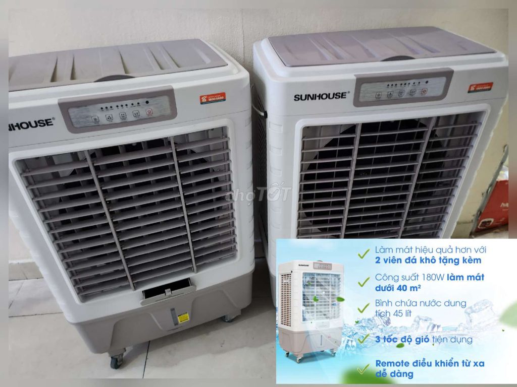 Quạt hơi nước SUNHOUSE SHD7746 180w 45L MỚI GIÁ RẺ. Mua bán Quạt tại Quận 1 Tp Hồ Chí Minh được đăng bởi Xì Trum Vân hình 1