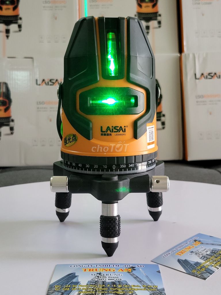 Máy bắn cốt laser xanh 5 tia xanh Laisai LSG686SPD