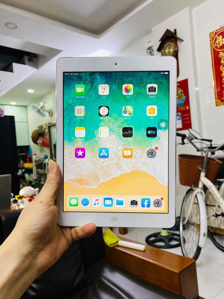 iPad Air 1 32G wifi + 4G, sạch icl, full cn. Mua bán Máy tính bảng tại Quận Tân Bình Tp Hồ Chí Minh được đăng bởi ANH ĐỨC Store hình 1