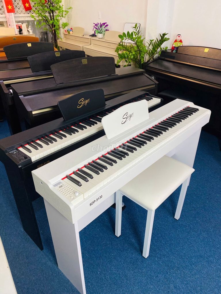 Piano điện Saiger SDP5130 88 phím Trắng/ Đen . Mua bán Nhạc cụ tại Quận Thanh Khê Đà Nẵng được đăng bởi Fm Music hình 1