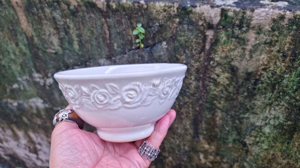 92.1315 Italian Quadrifoglio Ceramica GlazedBowl