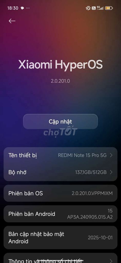 Xiaomi Redmi Note 15 Pro 5G 512GB Tím. Mua bán Điện thoại tại Huyện Lạng Giang Bắc Giang được đăng bởi Nguyễn Thế Đạt hình 1