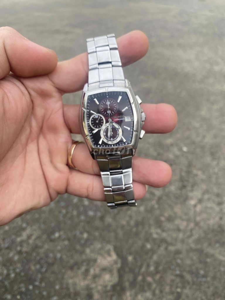 Đồng hồ Seiko Wired Nam Thép Bạc 34x45mm. Mua bán Đồng hồ tại Thành phố Thuận An Bình Dương được đăng bởi Nam seiko vintage hình 1