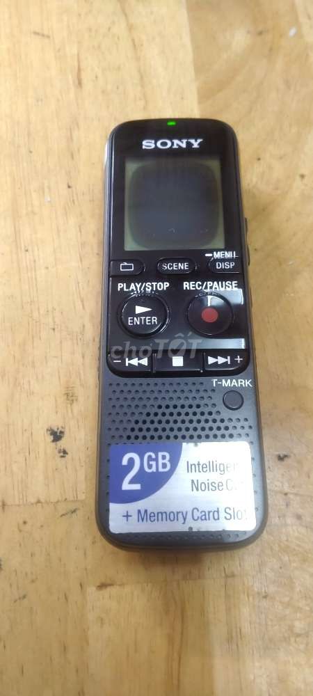 Máy Ghi âm Sony Recorder 2Gb+khe sd hoạt động tốt