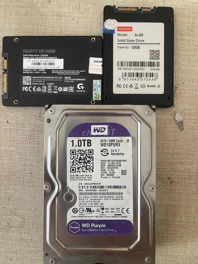 Ổ cứng Ssd + Hdd. Mua bán Linh kiện (RAM, Card...) tại Quận Sơn Trà Đà Nẵng được đăng bởi Nissi hình 1