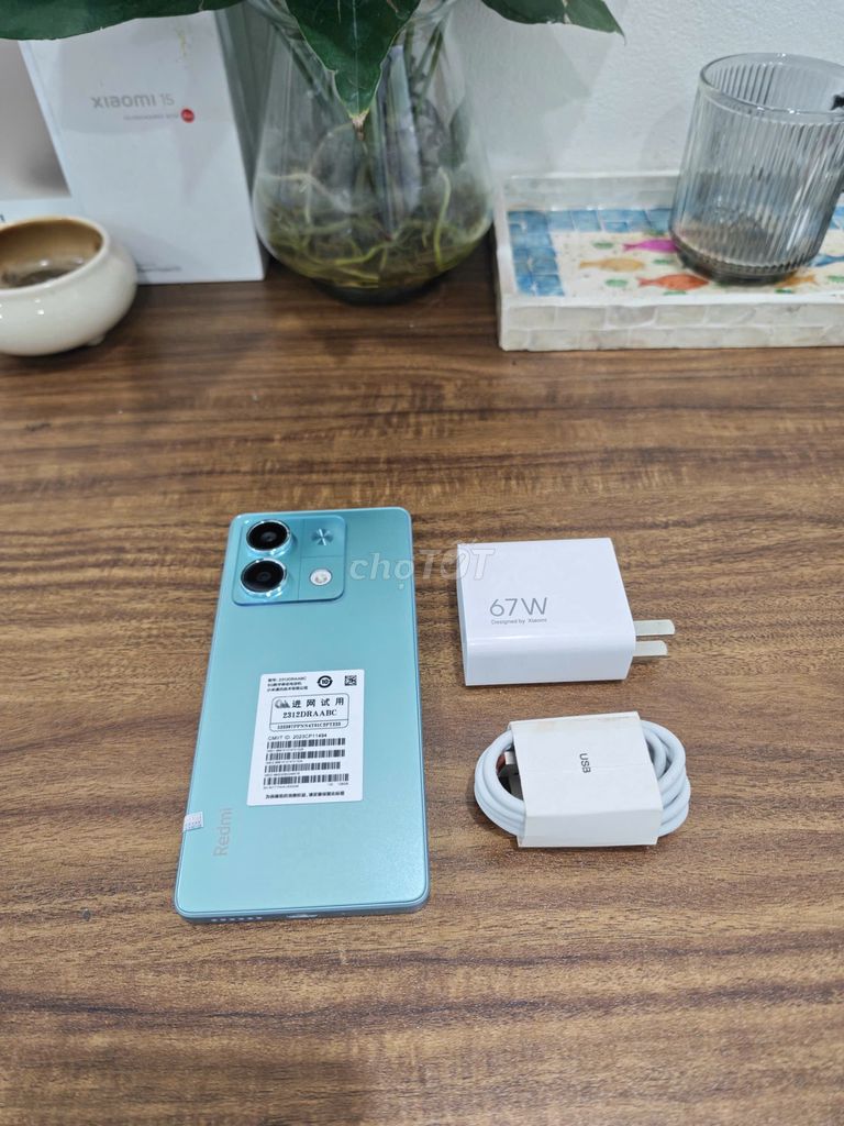 Redmi Note 13 5G 6/128 Xanh sạc 67w có ship COD. Mua bán Điện thoại tại Quận Hoàng Mai Hà Nội được đăng bởi Trần Ngọc Hiếu hình 1