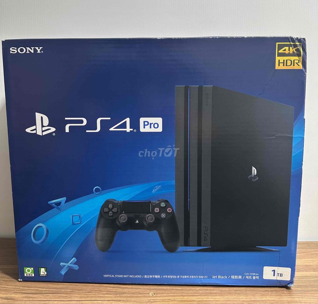 Máy chơi game PS4 Pro 1TB hack fw12 Fullbox. Mua bán Thiết bị chơi game tại Huyện Hóc Môn Tp Hồ Chí Minh được đăng bởi Cường Tech hình 1