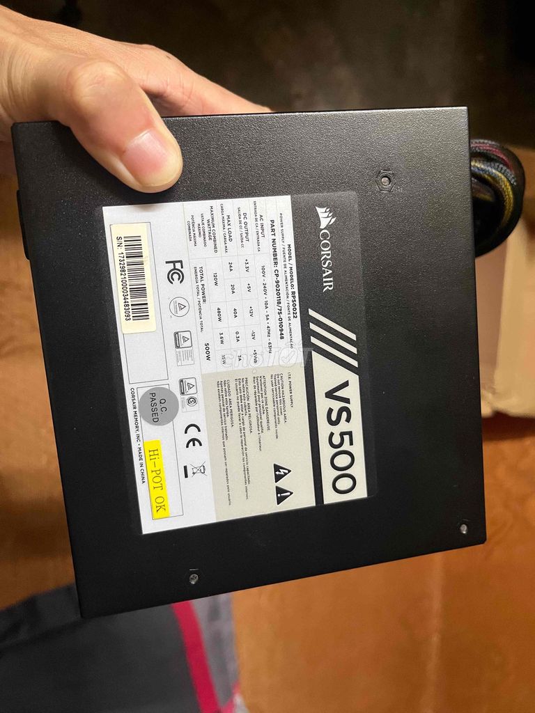Nguồn máy tính Corsair 500W và Hsp 550w.. Mua bán Linh kiện (RAM, Card...) tại Quận Bình Tân Tp Hồ Chí Minh được đăng bởi sang nguyen hình 1