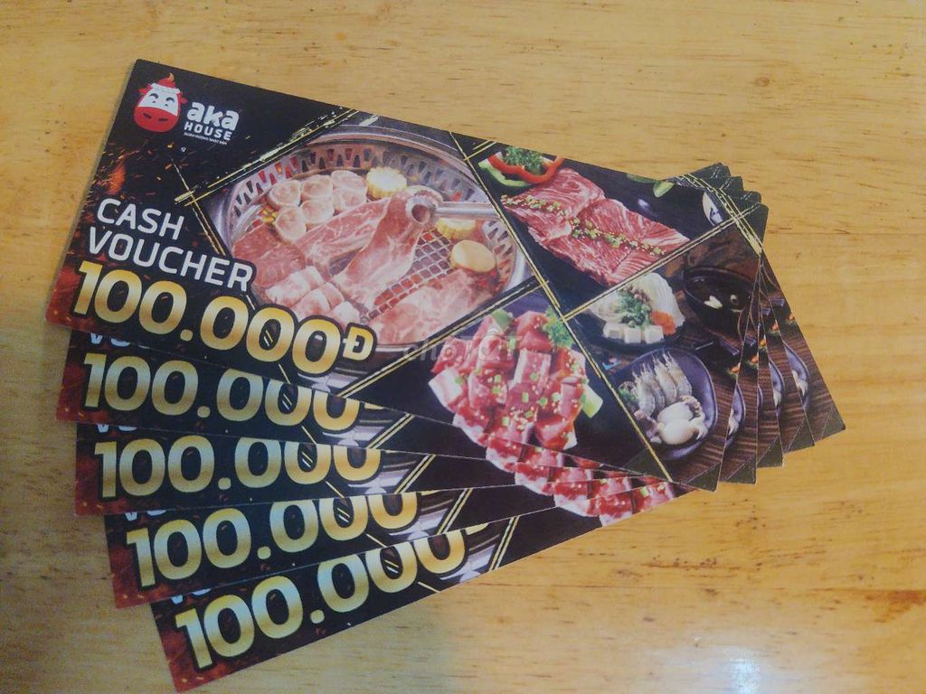 Pass 5 voucher buffet nướng thương lượng