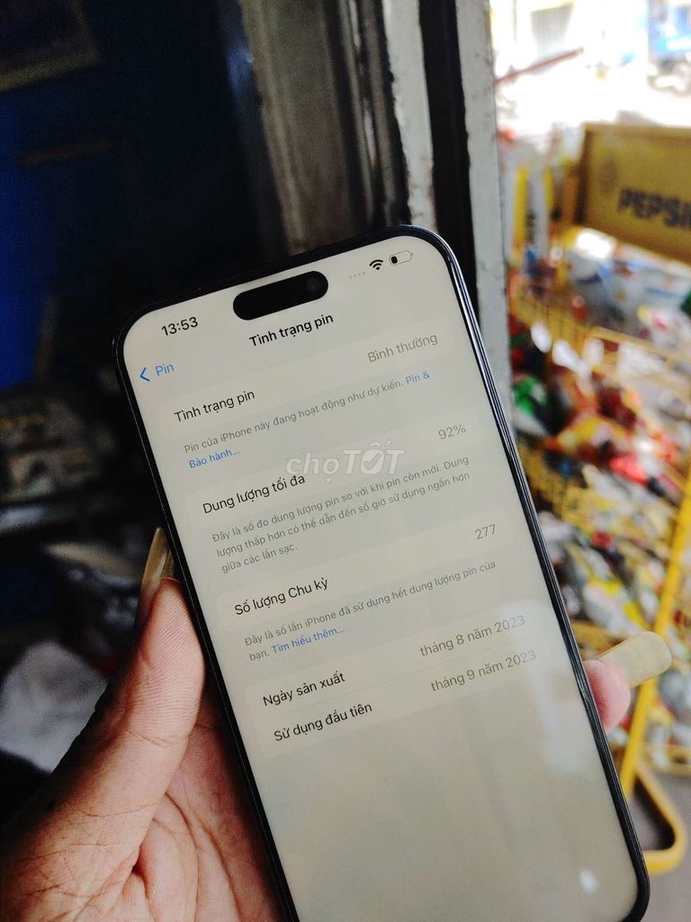 iPhone 15 prm lock 256gb nhận gl trao đổi