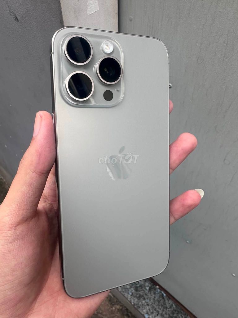 Apple iPhone 15 Pro Max 256GB Xám Việt Nam Đã sử dụng. Mua bán Điện thoại tại Quận 5 Tp Hồ Chí Minh được đăng bởi Hội Đồ Điện Tử hình 1