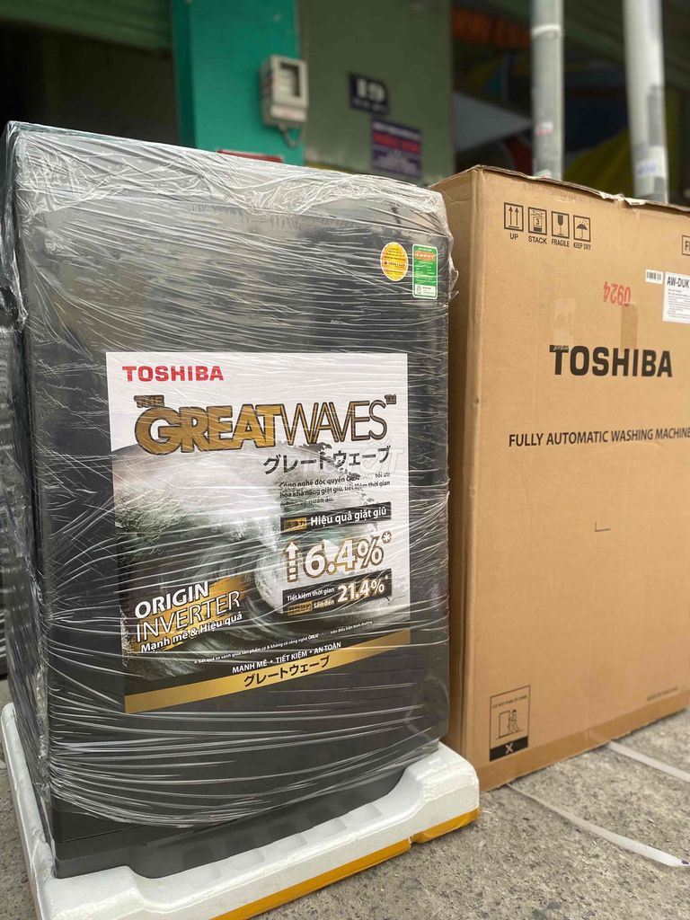 Máy giặc Toshiba 12kg AW-DUK1300KV nguyên thùng