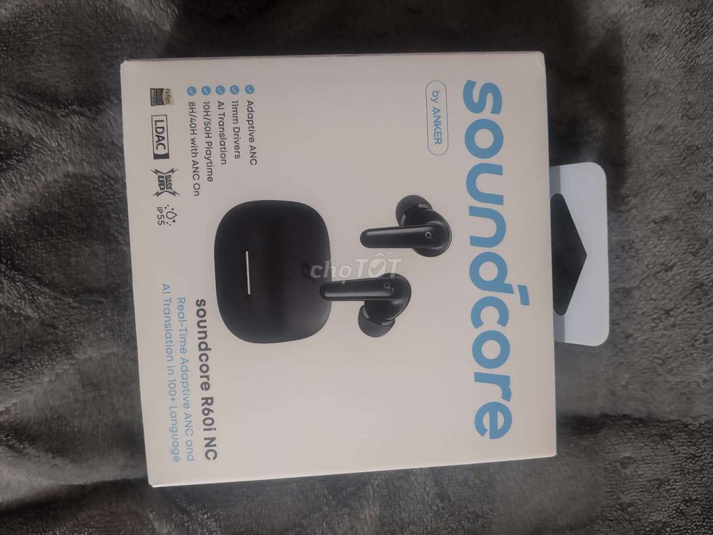 Tai nghe Soundcore R60i NC Đen. Mua bán Tivi, Âm thanh tại Huyện Đông Anh Hà Nội được đăng bởi Lê Minh hình 1