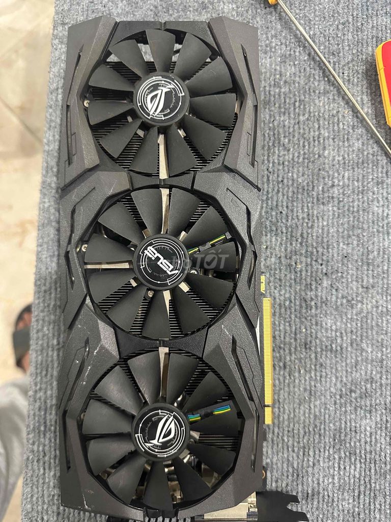 Card đồ họa Asus ROG Strix 1080Ti Đen. Mua bán Linh kiện (RAM, Card...) tại Quận Hoàng Mai Hà Nội được đăng bởi Thảo An Computer hình 1