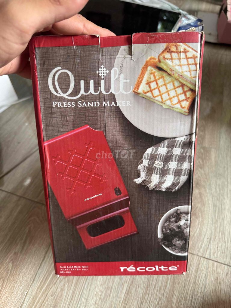 Máy làm bánh sandwich Recolte RPS-1 Đỏ. Mua bán Bếp, lò, đồ điện nhà bếp tại Huyện Ứng Hòa Hà Nội được đăng bởi Dương thế anh hình 1