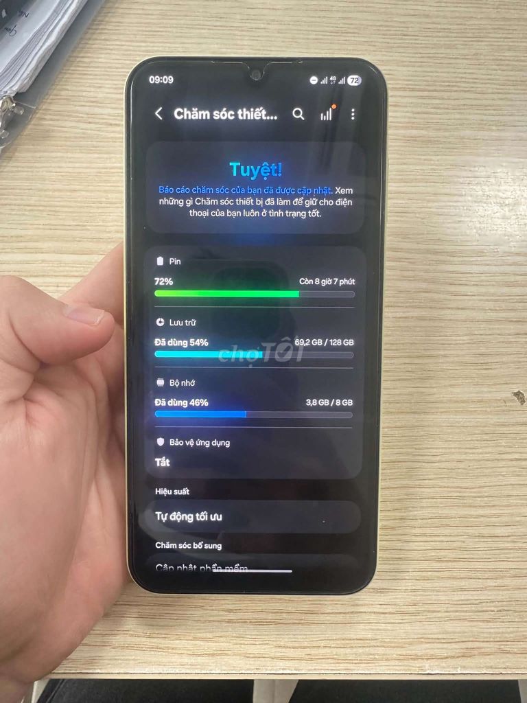 Samsung 128GB Vàng chanh Đã sử dụng. Mua bán Điện thoại tại Huyện Hoài Đức Hà Nội được đăng bởi Nguyễn Bá Đức hình 1