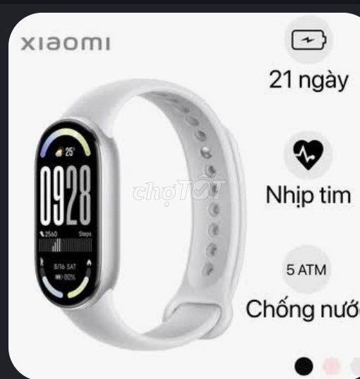 Xiaomi Mi Band 10 Trắng Chống nước. Mua bán Thiết bị đeo thông minh tại Quận Hoàng Mai Hà Nội được đăng bởi Mic Meo hình 1
