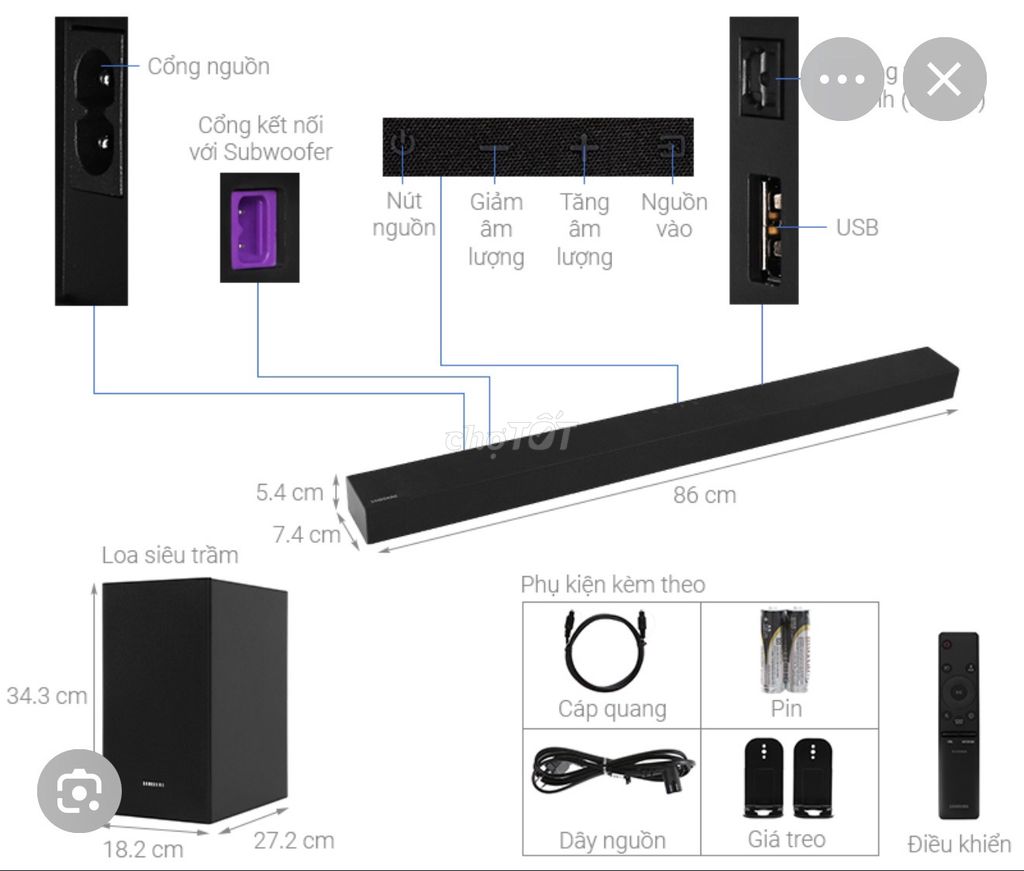 Loa thanh Samsung Đen Âm thanh sống động. Mua bán Tivi, Âm thanh tại Quận 8 Tp Hồ Chí Minh được đăng bởi Nguyễn Duy Hoàng hình 1