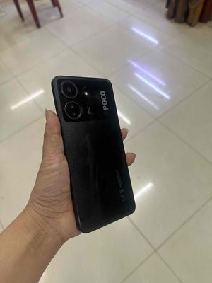 poco C65 ram6/ bộ nhớ 128 pin 5000 màu đen